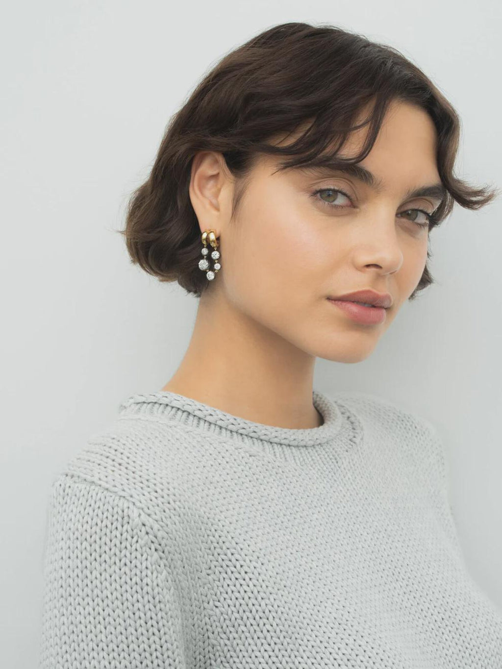 Solar Diamond Blackened Gold Gypset Earrings, Sunburst Diamond Stud Earrings, Minimal Sparkle Earrings, Gift for Her, Women